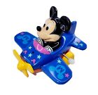Vintage Disney Mickey Mouse Windup Spinning Propeller Airplane Christmas Toy