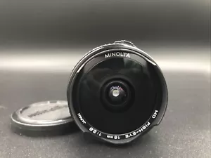 Minolta MD Fish-Eye Lens 16mm 1:2.8 Vintage Japan Nice Condition! - Picture 1 of 10