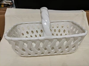 Portmeirion Studio Valerie Brotkorb mit Gitter, Korbgeflecht, 12”x7,5” - Bild 1 von 3