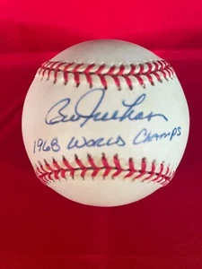 Bill Freehan COA Signed OAL Baseball Detroit Tigers "1968 World Champs" Awesome! - Picture 1 of 3