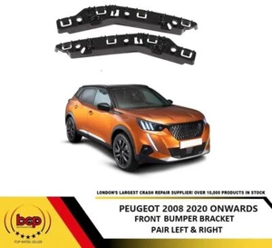 PEUGEOT 2008 2020 ONWARDS FRONT BUMPER BRACKETS PAIR LEFT RIGHT PASSENGER DRIVER - Picture 1 of 9