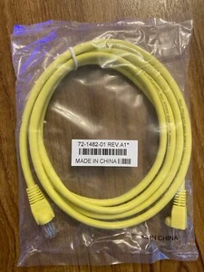 3 x Cisco Cat 5 Ethernet RJ45 6ft Snagless gelb Patchkabel NEU - 72-1482-01 - Bild 1 von 1