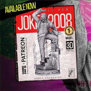 The Joker DC 3D Printing Figure Unpainted Model GK Blank Kit Sculpture New Stock - Picture 1 of 4
