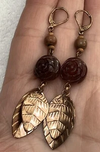 ¡HERMOSOS Y ÚNICOS PENDIENTES COLGANTES VINTAGE! - Imagen 1 de 16