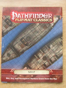 PATHFINDER FLIP MAT CLASSICS SHIP A D&D RPG 3.5E D20 3E 4E 5E PAIZO + COVER - Bild 1 von 1