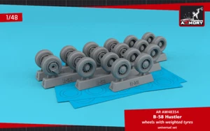 Armory AW48354 - 1/48 B-58 ruedas Hustler con neumáticos ponderados, para: MON, REV - Imagen 1 de 12