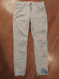 Old Navy Rockstar Jeans Damen 10 Acid Wash Denim Super Skinny Ankle Stretch - Bild 1 von 11