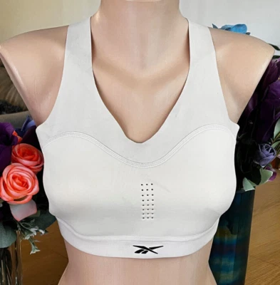 REEBOK SPORT Medium Nude Support Light Pad Wire Free Convertible Sports Bra - Image 1 of 4