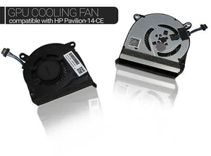 Replacement For HP Pavilion 14-CE3002NX Laptop GPU Cooling Fan UK Seller - Bild 1 von 1