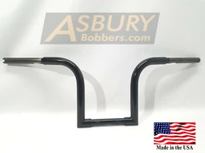 Fat Frisco Bars  10" Rise Handlebars TBW - by Asbury Bobbers - Picture 1 of 7