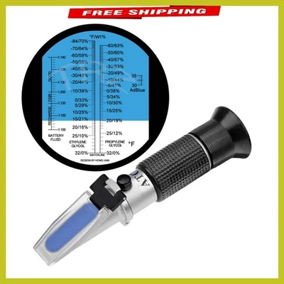 Precision Antifreeze Refractometer - Measures Freezing Points & Concentration - Image 1 of 4