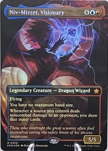 MTG Foundations - Niv-Mizzet Visionary - Borderless FOIL - M 0350 - Picture 1 of 2