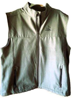 Ducks Unlimited Mens Fleece Lined Hunting Vest Full Zip Sportswear Green Size XL - Image 1 of 3