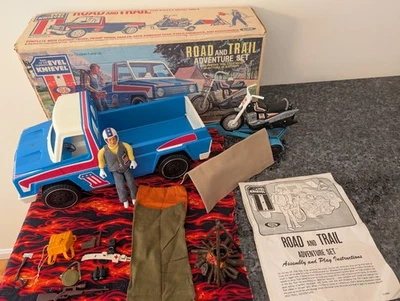 Evel Knievel Vintage Road and Trail Set ¡Súper Raro! Foto 1 de 4