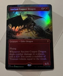 MTG Magic The Gathering Foil Ancient Copper Dragon *NP - Picture 1 of 3