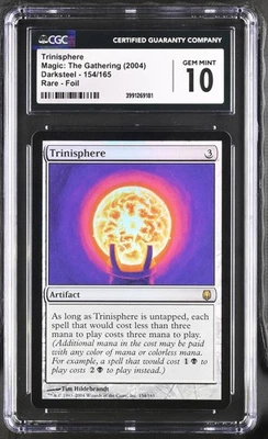 TRINISPHERE Darksteel Foil Rare CGC 10 MTG [Nostalgium] - Image 1 of 2