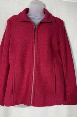 Chaqueta informal clásica de mezcla de lana con cremallera completa Lands' End, 10P Foto 1 de 4