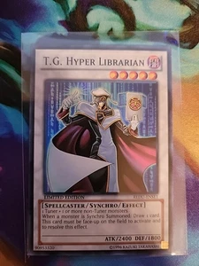 Yu-Gi-Oh! T.G. Hyper Librarian REDU-ENSE1 Limited Super Rare NM a1/ - Picture 1 of 2