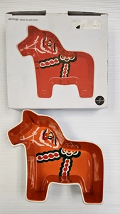 Cuenco para servir Sagaform ANIMAL de Ylva Olsson naranja DALA HORSE SUECIA - Imagen 1 de 14
