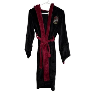 Pjammy Harry Potter Kids Bath Robe Size Medium Gryfindor Tie Belt - Picture 1 of 8