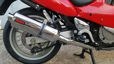 Suzuki GSXF 600 750 Katana 1998-2006 MassMoto Terminale Scarico Ovale Inox Foto 1 de 4