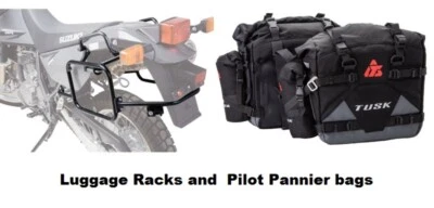 Portaequipajes Tusk con alforjas Tusk Pilot portabotellas 2000-2024 DRZ400S Foto 1 de 4