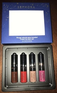 Sephora Collection Cream Lip Stain Set 4 x 0.04 oz/ 1.3 mL NEW - Picture 1 of 3