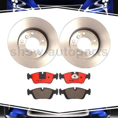Juego de pastillas de freno de disco delanteras Brembo rotor de freno de disco para BMW 318ti 1995 1996 1997 Foto 1 de 4
