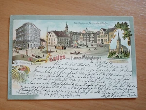 Gruß aus Barmen Wichlinghausen Wuppertal Restaurant Ludewigs Litho - Bild 1 von 1