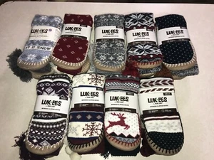 NEU LUK EES MUK LUKS Hausschuhe Socken VARIATIONEN Small/Medium S/M (5-7) - Bild 1 von 25
