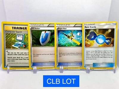 Pokemon Classic Collection Trainer x4 Rare Candy Super Rod VS Seeker CLC NM🇺🇸 - Image 1 of 4