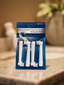 Toothbrush Heads Compatible With ORAL B Electric Replacement Braun Brush Head - Picture 1 of 20