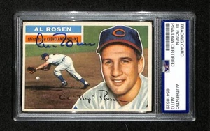 Al Rosen Signed/Autographed 1956 Topps Card #35 Cleveland Indians PSA/DNA 194870 - Picture 1 of 2