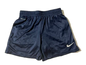 New Nike Boys Dri Fit Athletic Soccer Navy Blue Shorts sz XS Lined - Picture 1 of 11