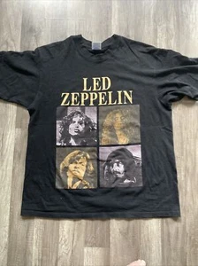 Led Zeppelin Tshirt Black Vintage Band Tee Rock Xl Winterland Vintage Rock T XL - Picture 1 of 7