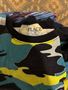 The Children Place Kids Boys Cotton 2Pc. Pajama Set Pants&Long Sleeve T-Shirt 16 - Picture 1 of 1