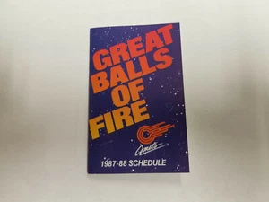 Kansas City Comets 1987/88 MISL Indoor Soccer Pocket Schedule - Coca Cola - Picture 1 of 2