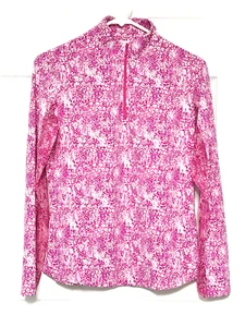 Camisa de golf IBKUL para mujer pulóver piel abstracta rosa manga larga - talla S - Imagen 1 de 5