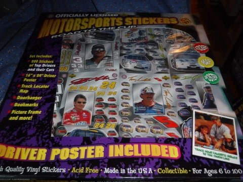 ksm NOS Motorsports Stickers Road to the Cup 1998 Dale Earnhardt Poster Stickers Cover
