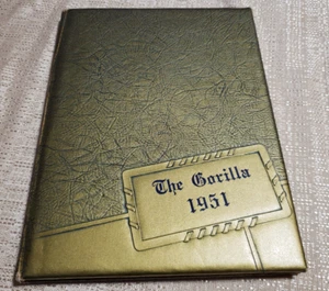 Used The Gorilla 1951 Trent School Texas Yearbook Annual Signed Personalized - Picture 1 of 10