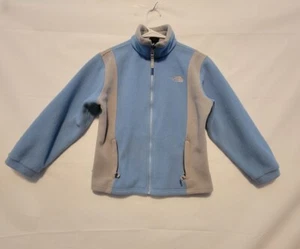 Chaqueta polar The North Face azul cremallera completa juvenil niñas talla mediana sudadera - Imagen 1 de 6