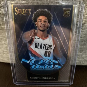 2023-24 Panini Select - Neon Icons #7 Scoot Henderson (RC) - Bild 1 von 2