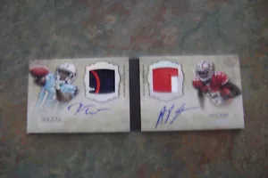 K Wright/AJ Jenkins 2012 Topps Five Star Dual Patch Auto Rc 5/5 Titans/Niners - Picture 1 of 1