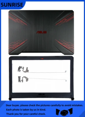 Nuevo Para Asus TUF Gaming FX504 FX504GD FX80 FX80GE LCD Cubierta Trasera/Bisagras Foto 1 de 4