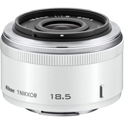 Nikon 1 NIKKOR 18.5mm F1.8 Prime Lens - Blanco, para formato Nikon CX - Imagen 1 de 2