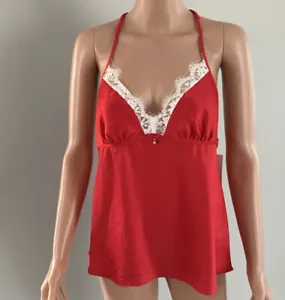 Linea Donatella Luana Raso Rosso Pizzo Cami Medium - Foto 1 di 4