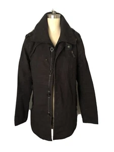 Superdry Double Black Label Jermyn Street Trench Coat 2009 Small 100% Cotton - Picture 1 of 12