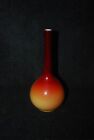 BEAUTIFUL HOBSS WHEELING GLOSSY PEACHBLOW CORAL VASE 1880S