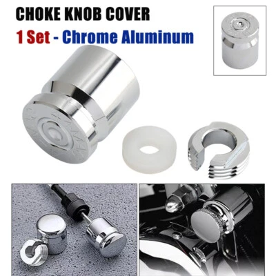 Cubierta de perilla de obturador para Harley 88-06 Sportster XL883 1200 Touring Softail Dyna FXR Foto 1 de 4