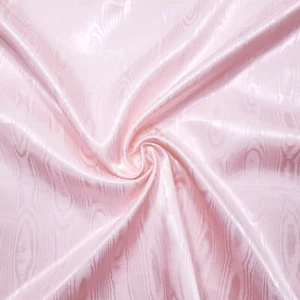 Nebelrosa Moiré Taft Stoff Meterware - leicht 100% Polyester gewebt - Bild 1 von 10